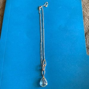 Swarovski crystal drop necklace